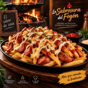 Salchipapa Especial del Fogón