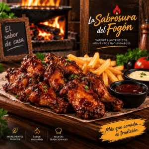 Alitas BBQ del Fogón